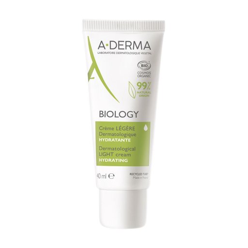 A-Derma Biology Crema Leggera Dermatologica Idratante 40ml