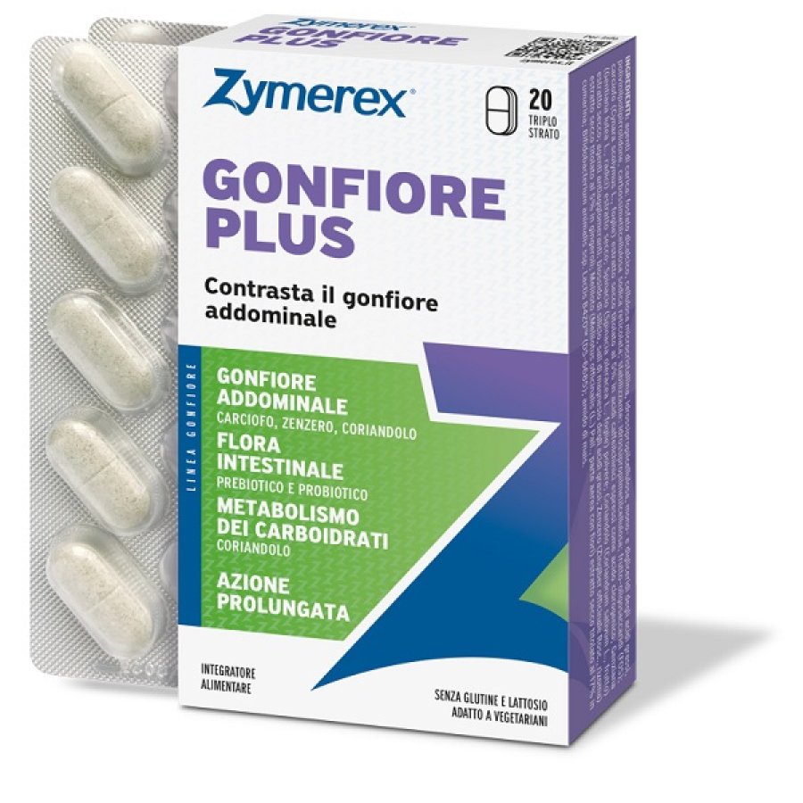 Zymerex GONFIORE PLUS 4 AZIONI, 20 Compresse Multistrato