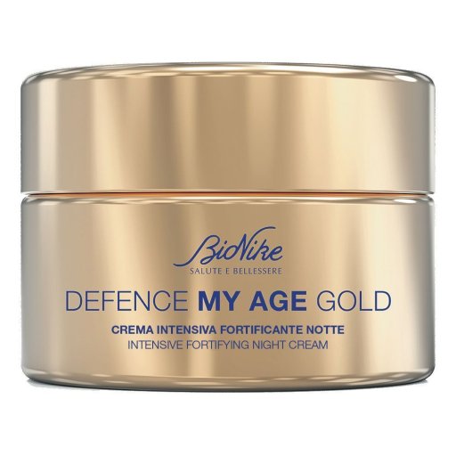 Bionike, Defence My Age Gold Crema Intensiva Fortificante Notte, 50 ml