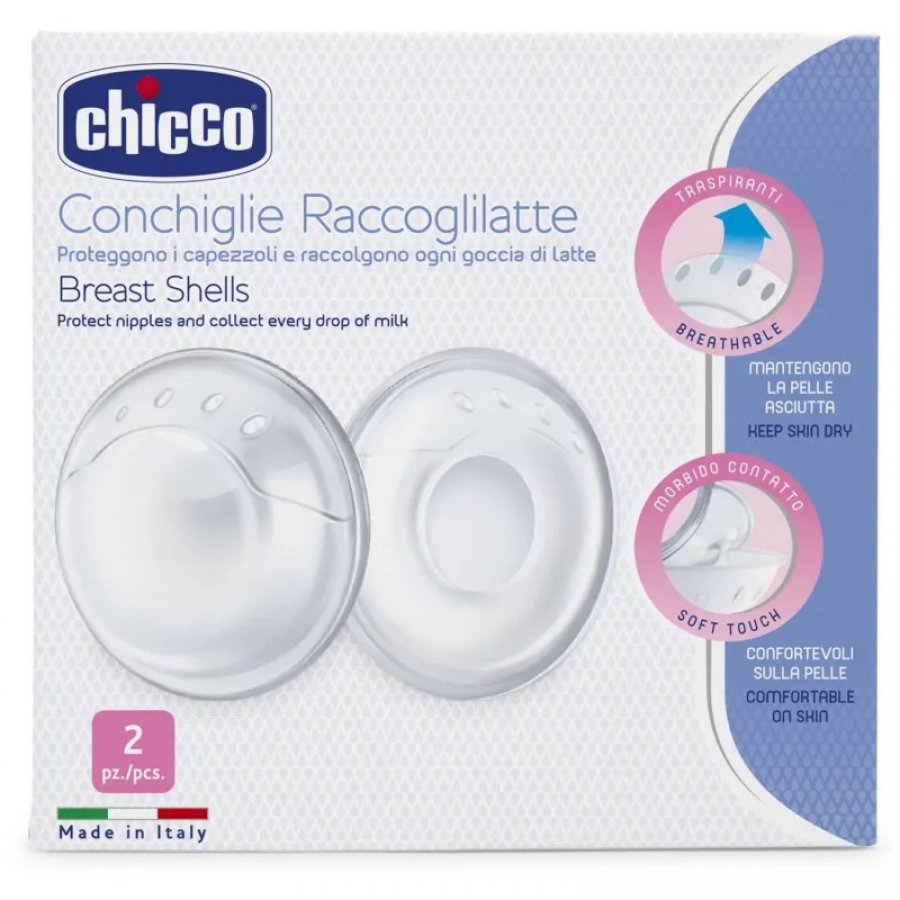 CHICCO Conchiglie Racc-Latte 2pz