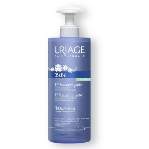 Uriage Bebè - Acqua Detergente 500ml per la Cura Delicata del Tuo Bambino