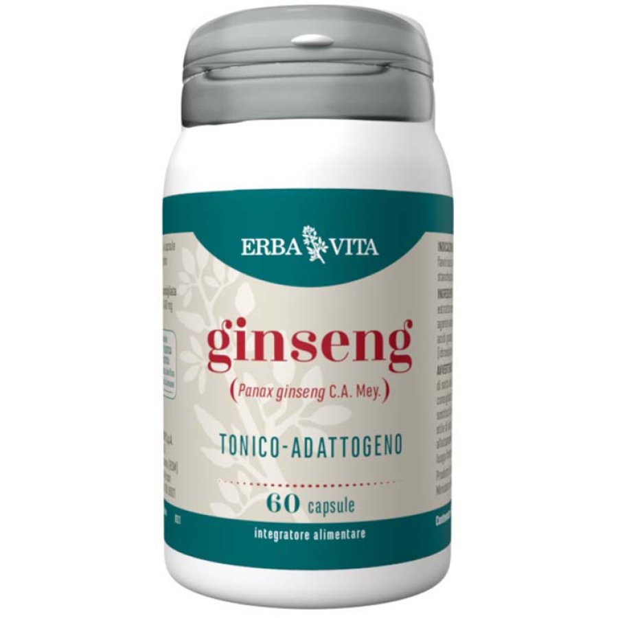 Erba Vita Ginseng (Panax ginseng C.A. Mey.), 60 capsule