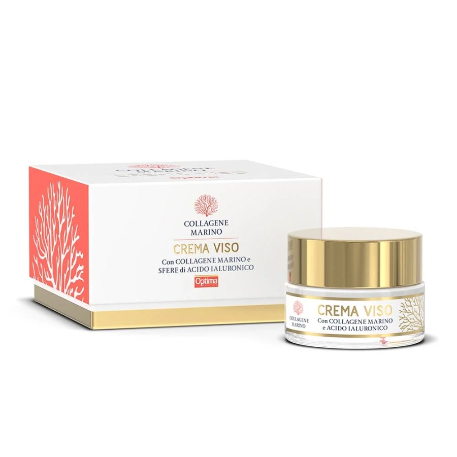 Optima Naturals, Crema Viso Collagene Marino, 50 ml 