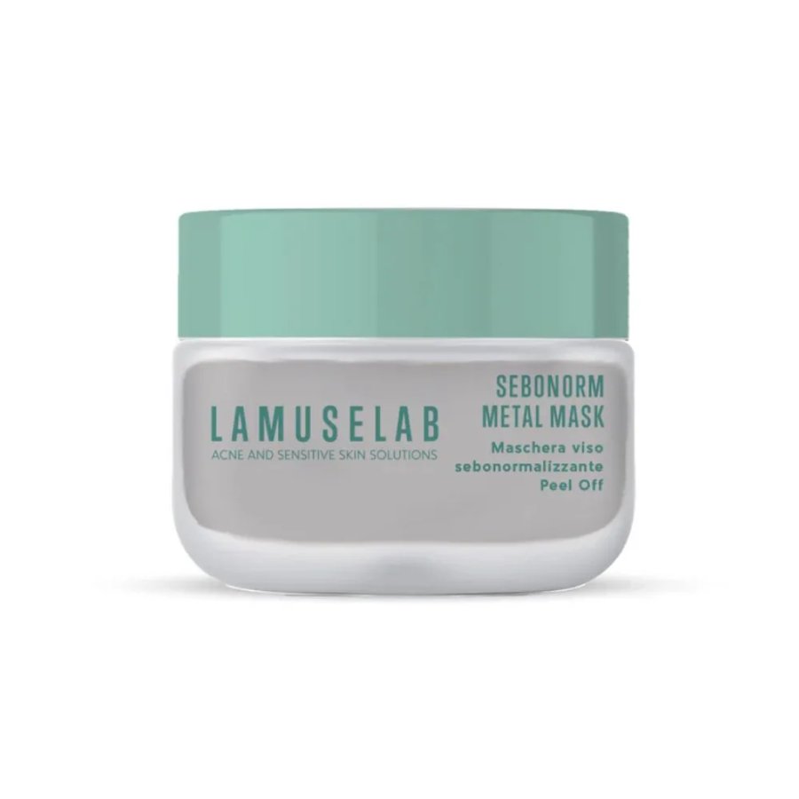 LaMuseLab Sebonorm Metal Mask Maschera Viso, 100 ml