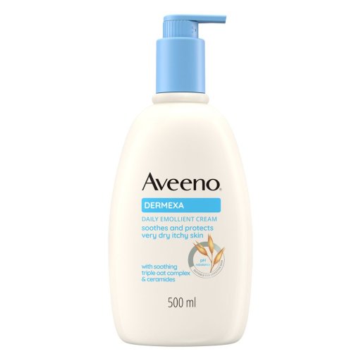 Aveeno Dermexa Crema Emolliente per Pelle Molto Secca, 500 ml Aveeno Dermexa Crema Emolliente per Pelle Molto Secca, 500 ml