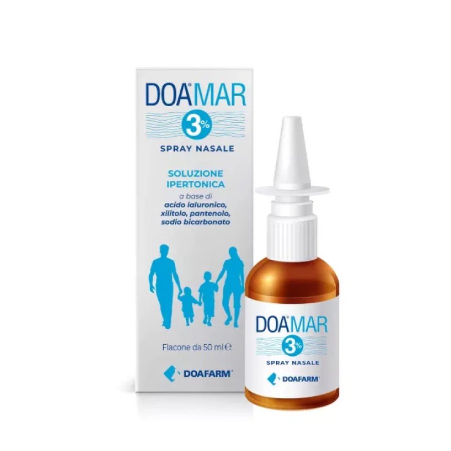 DOAMAR 3% Spray Nasale Soluzione Ipertonica, 50 ml