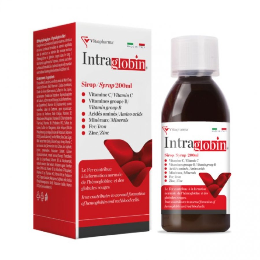 Intraglobin Soluzione Orale 200ml - Integratore Alimentare per Gestione dello Stress e Supporto Nutrizionale