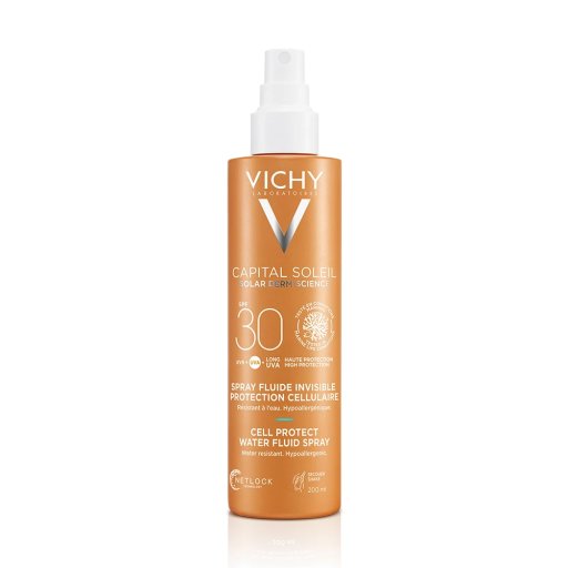 Vichy Capital Soleil Cell Protect Fluido Ultra Leggero Spray SPF 30 200 ml