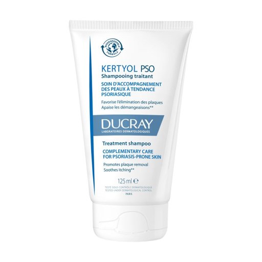 Ducray Kertyol P.S.O. Shampoo Trattante Riequilibrante, 125 ml