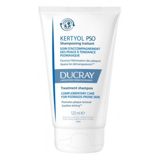 Kertyol Pso Shampoo Trattamento Riequilibrante - 125ml - Cura per la Psoriasi del Cuoio Capelluto