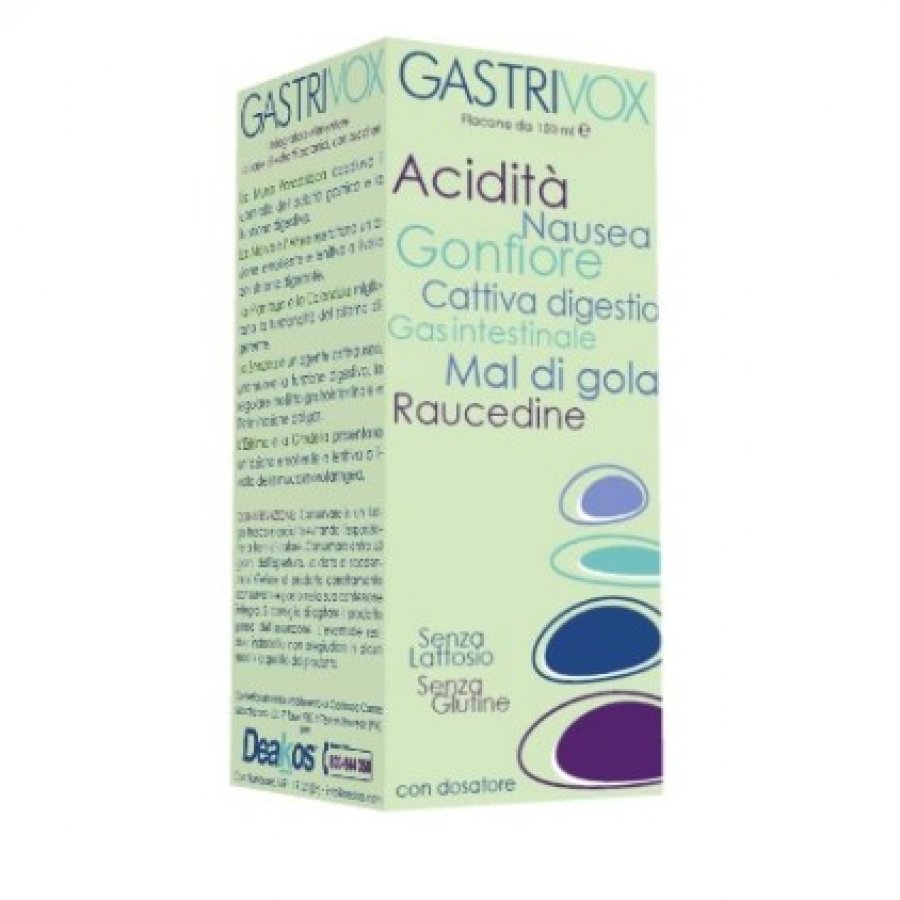 Gastrivox - Integratore per la Salute Digestiva, 200ml con Dosatore