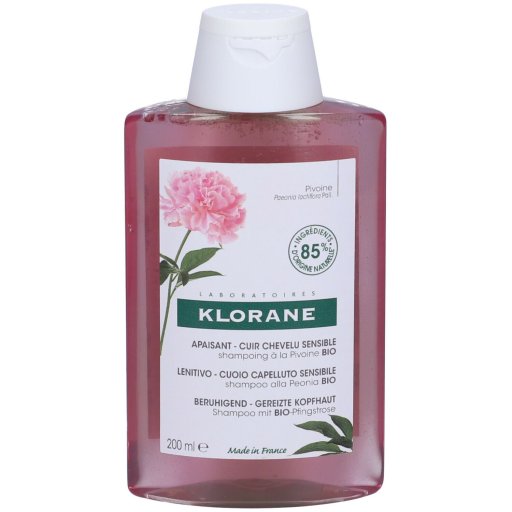Klorane Shampoo lenitivo e protettivo alla Peonia BIO 200ml - Cuoio capelluto sensibile