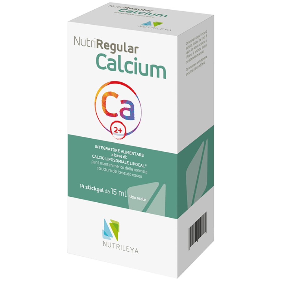NutriRegular Calcium, 14 stick da 15 ml NutriRegular Calcium, 14 stick da 15 ml