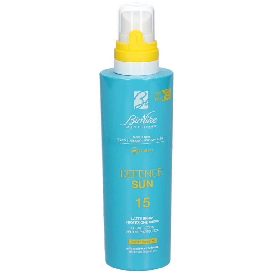 BioNike Defence Sun Latte Spray SPF 15 200ml: Protezione Solare Ad Ampio Spettro