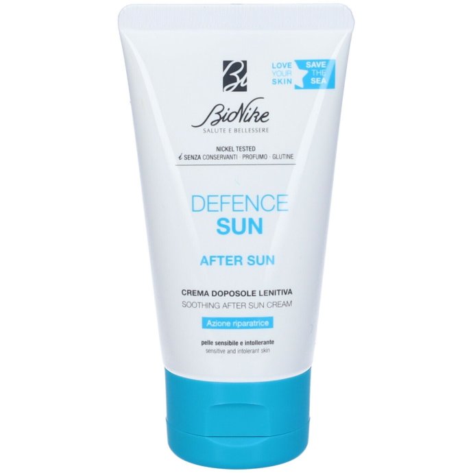 BioNike Defence Sun, Crema Doposole Lenitiva Azione Riparatrice, 75 ml
