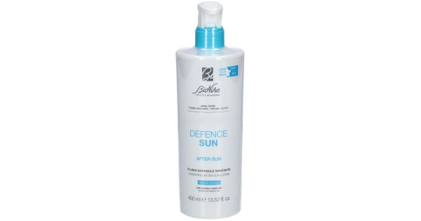 Defence Sun Doposole Idratante – 400 Ml, LSF 50+, Mit Pro-Repair Complex, Für Empfindliche Haut