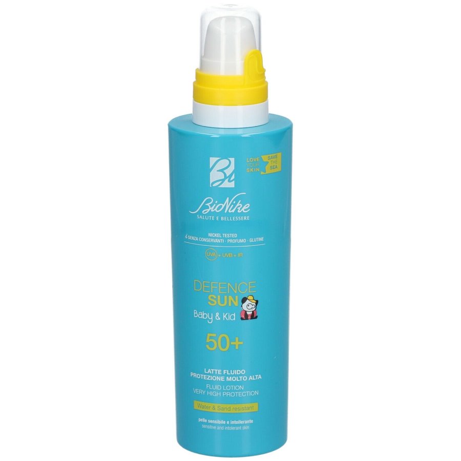 BioNike Defence Sun, Baby&Kid Latte Solare Fluido SPF50+, 200 ml