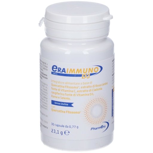 Pharmera Eraimmuno D3 - 30 Capsule Vegetali per il Sistema Immunitario