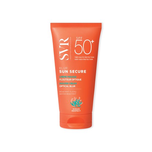 SVR Sun Secure Blur Crema Mousse Effetto Levigante SPF50+ 50ml - Crema mousse ad effetto levigante SPF50+