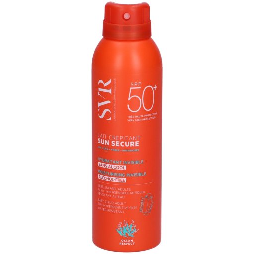 SVR Sun Secure Lait Crépitant Latte Solare Idratante Corpo SPF50+, 200ml 
