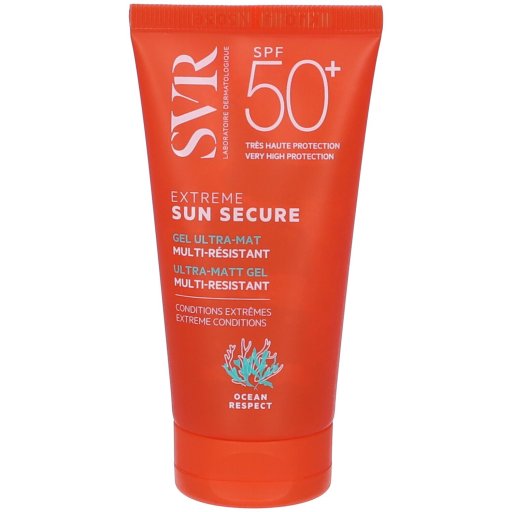 SVR Sun Secure Extreme Gel SPF50+ 50ml – Protezione Solare Invisibile Ultra Resistente