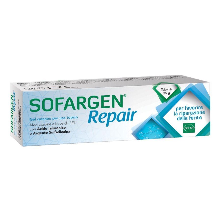 Sofargen - Repair Gel Medicazione 25g, Gel per la guarigione delle ferite