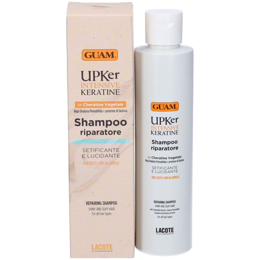 Guam, UPKer Intensive Keratine Shampoo Riparatore, 200 ml