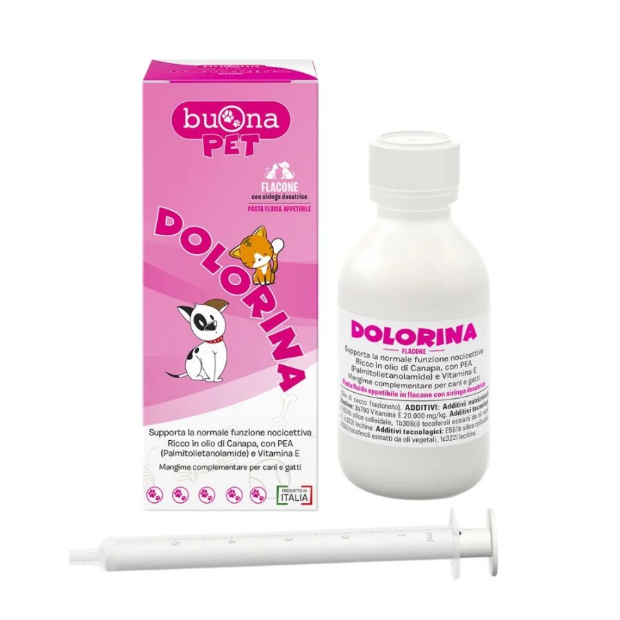 Buona Pet, Dolorina Mangime Complementare per Cani e Gatti, 90 g