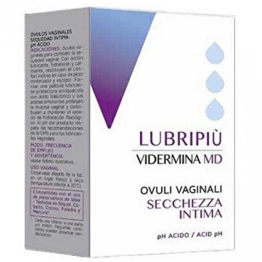 Vidermina Lubripiù - 10 Ovuli Vaginali
