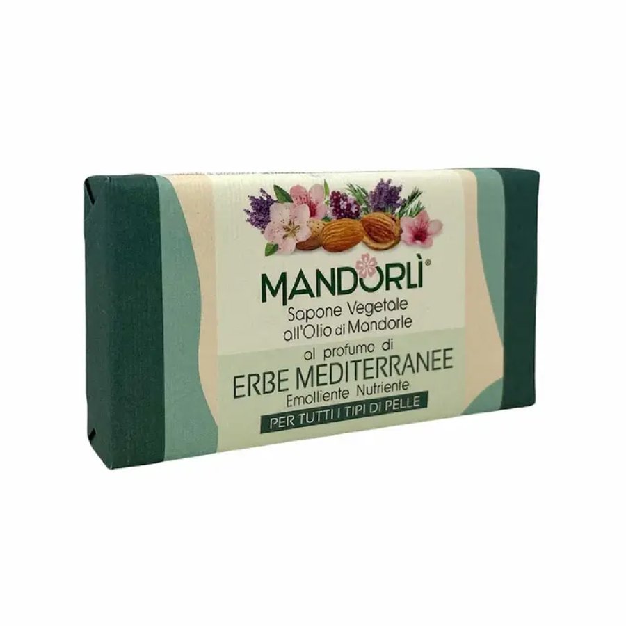 Mandorlì Sapone Vegetale al Profumo di Erbe Mediterranee, 100g