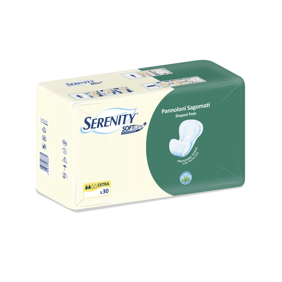 Serenity Soft Dry Sensitive Extra, 30 pezzi