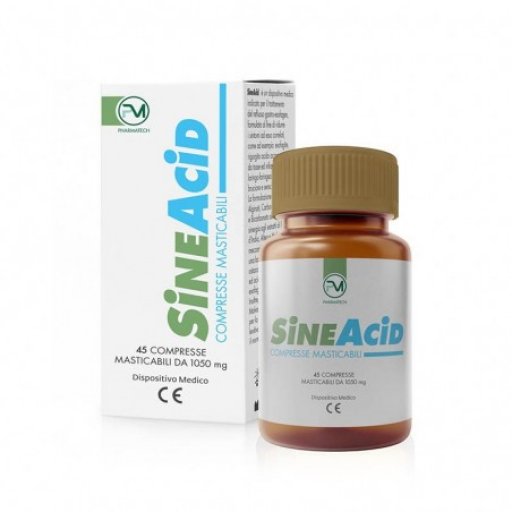 Piemme Pharmatech Sineacid - Integratore Alimentare - 45 compresse masticabili