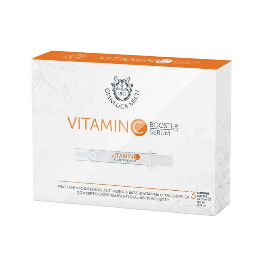 Gianluca Mech Booster Serum Vitamin C 30ml - Siero Anti-Aging alla Vitamina C Tri-Complex