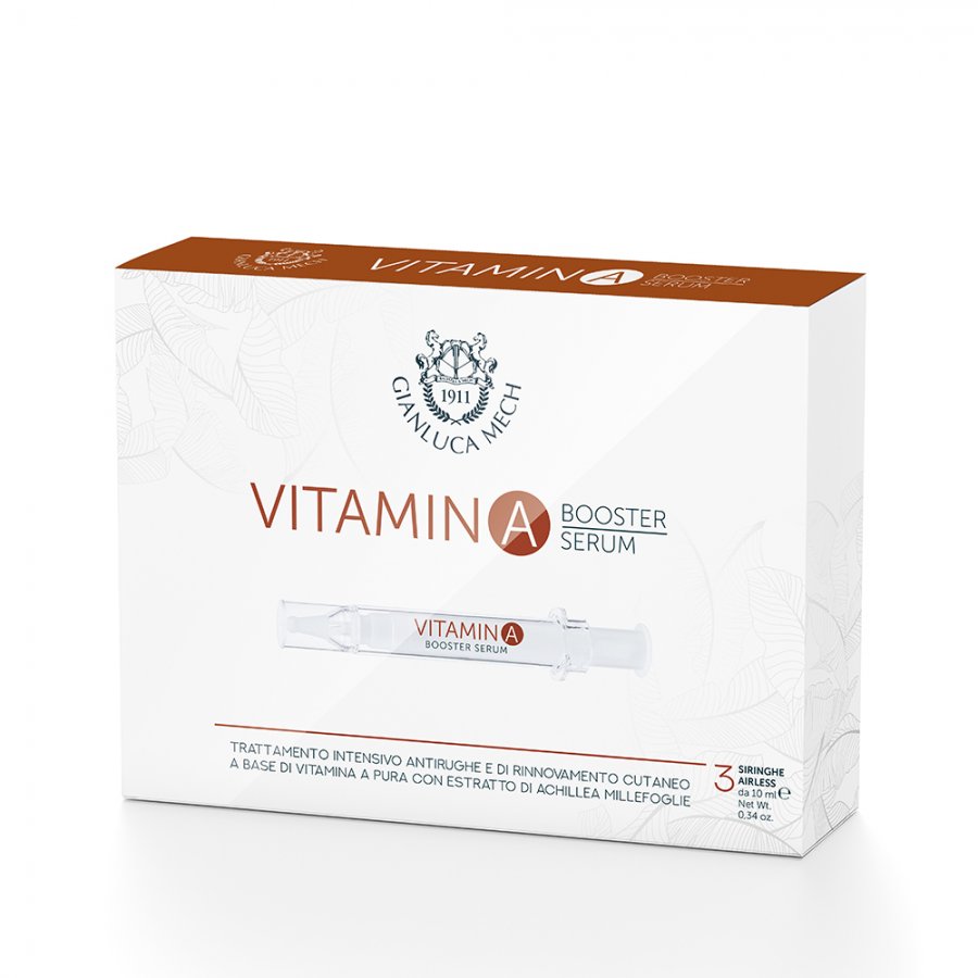 Gianluca Mech Vitamin A Booster Serum Trattamento 30ml - Siero Intensivo Antirughe