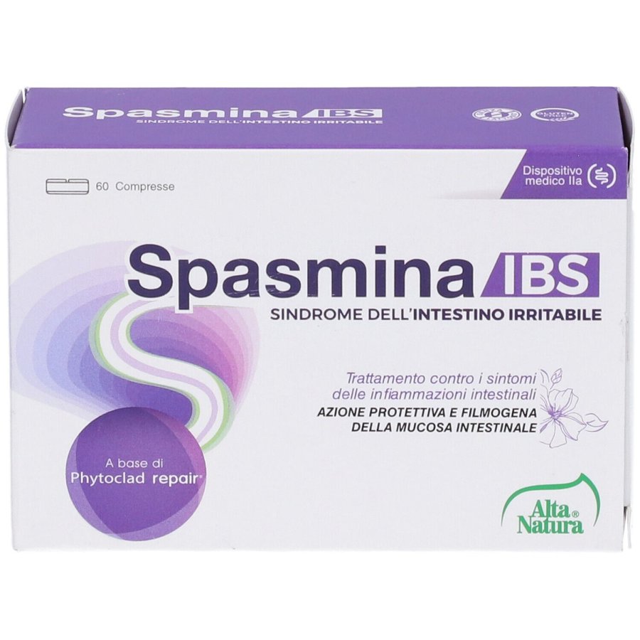 Alta Natura, Spasmina IBS, 60 Compresse 