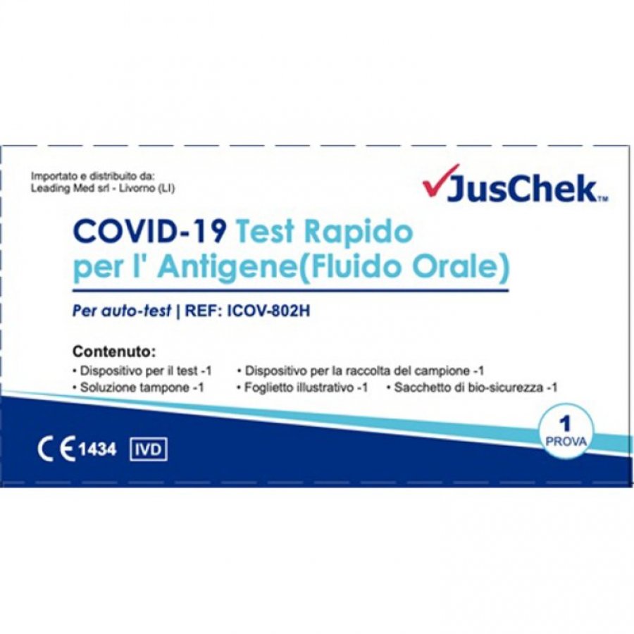 Juschek Covid 19 Auto-test Rapido Antigenico In Campioni Salivari