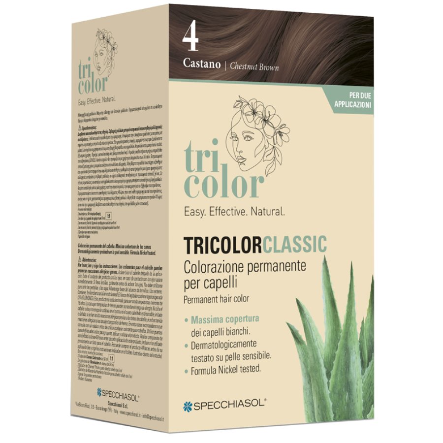 Specchiasol Tricolor Classic 4 castano, 1 kit