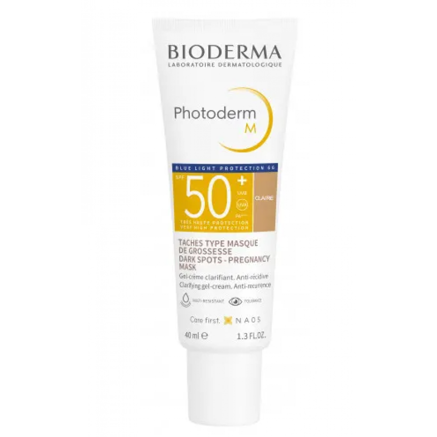 Bioderma Photoderm M SPF50+ Claire 40ml - Protezione Solare Alta con Azione Schiarente