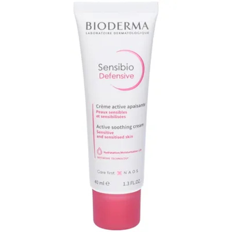 Bioderma Sensibio - Defensive Crema Attiva Lenitiva Pelle Sensibile Viso, 40ml