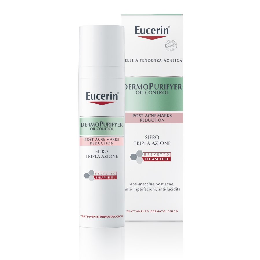 Eucerin DermoPurifyer Oil Control - Siero Tripla Azione Anti Macchie, 40ml