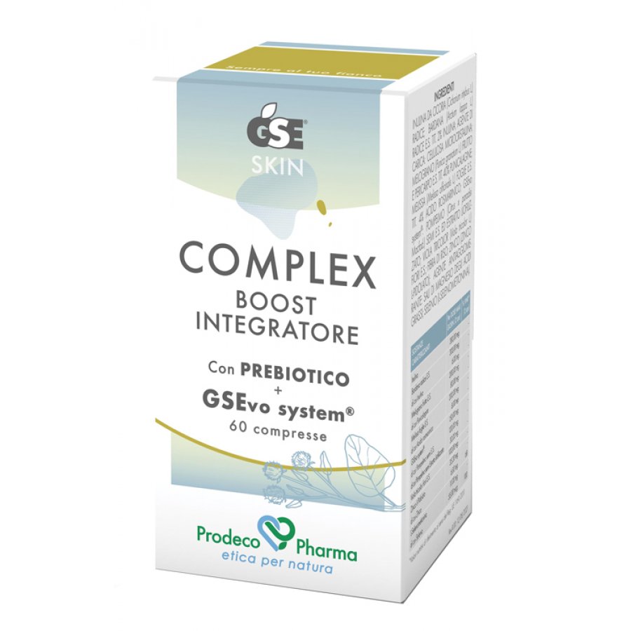 GSE Skin Complex Boost Integratore Antiossidante 60 Compresse - Protezione della Pelle e Benessere Globale