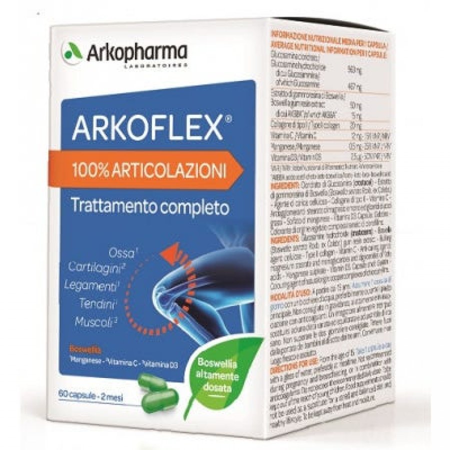 Arkoflex 100% Articolazioni 60 Capsule - Integratore per il benessere articolare