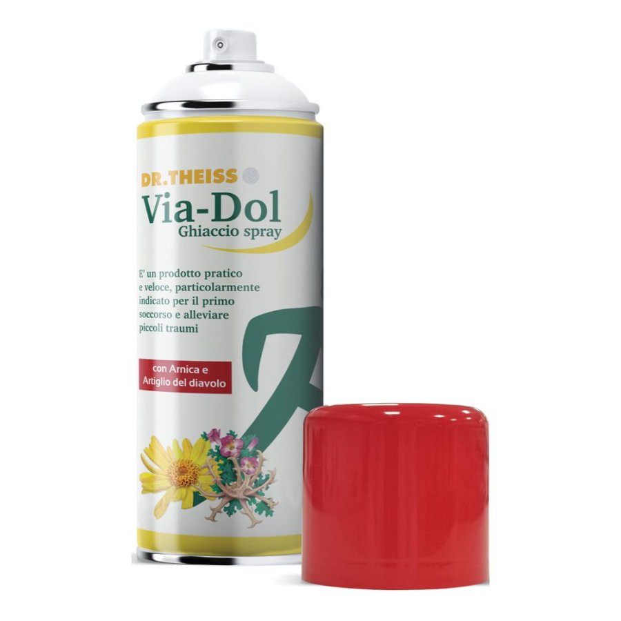 Dr. Theiss Via-Dol Ghiaccio Spray Effetto Ghiaccio, 150 ml