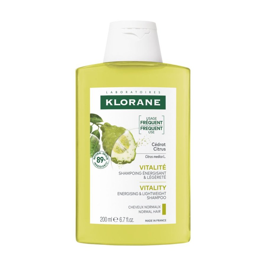 Klorane Shampoo Polpa di Cedro, 200 ml