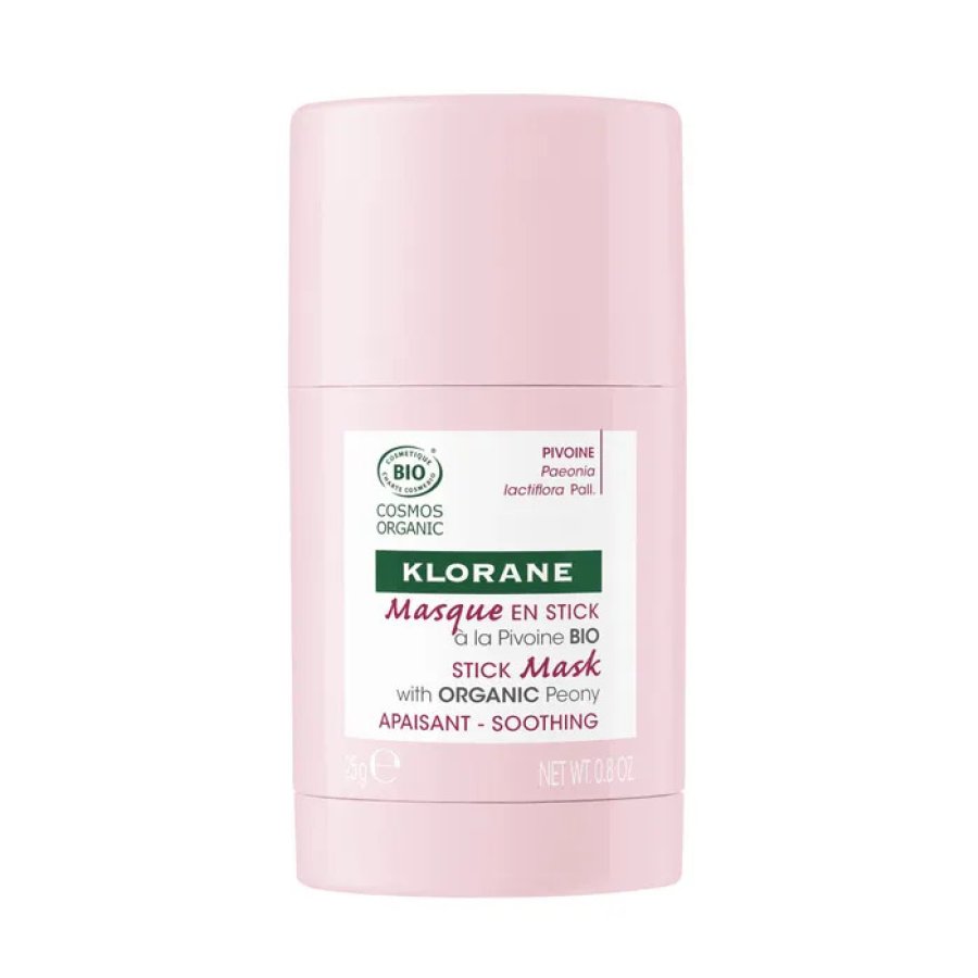Klorane Maschera Stick alla Peonia BIO 25g - Lenitiva per Pelle Sensibile
