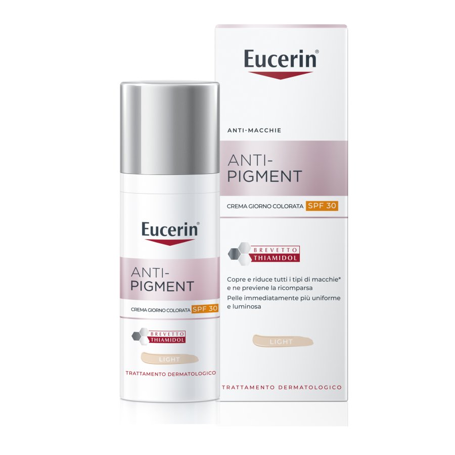 Eucerin Anti-Pigment - Crema Giorno SPF30 Colorata Light, 50ml