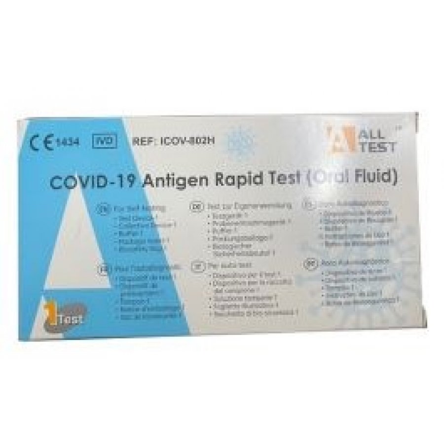 Kit Test Antigenico Salivare Autodiagnostico Covid-19
