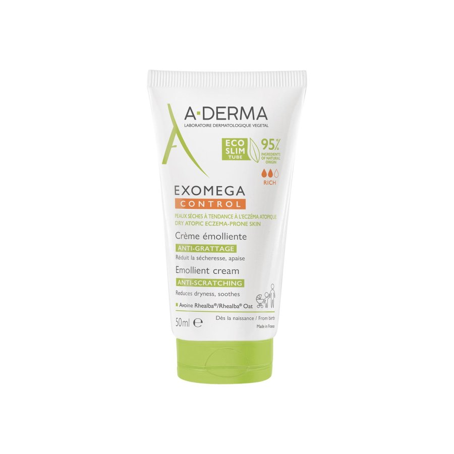 A-Derma Exomega Control Crema Emolliente "Anti-grattage" 50ml