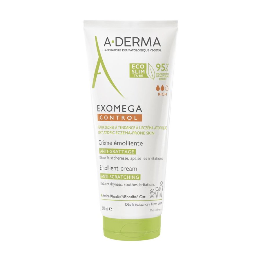 A-Derma Exomega Control Crema Emolliente “Anti-grattage” 200ml