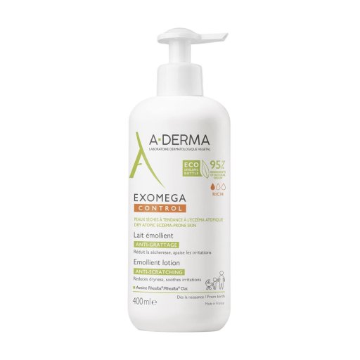 A-Derma Lozione Emolliente "Anti-Grattage" Exomega Control 400ml 